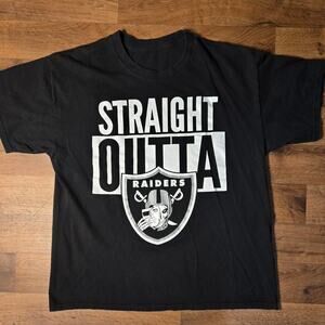 Black and white ride or Die Raider nation tshirt